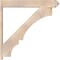 Ekena Millwork Balboa Arts & Crafts Smooth Outlooker, Douglas Fir, 7 1/2"W x 48"D x 48"H OUT08X48X48BOA03SDF - alternate 2